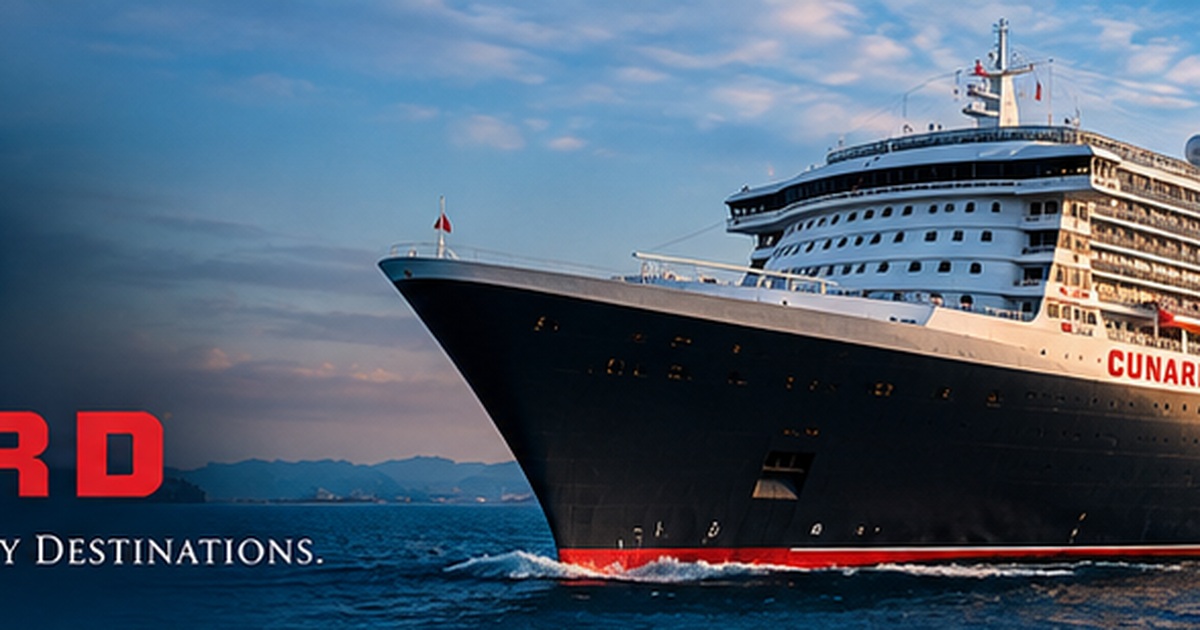 Cunard cruise line guide covering Queen Anne, Queen Mary 2, Queen Victoria and Queen Elizabeth