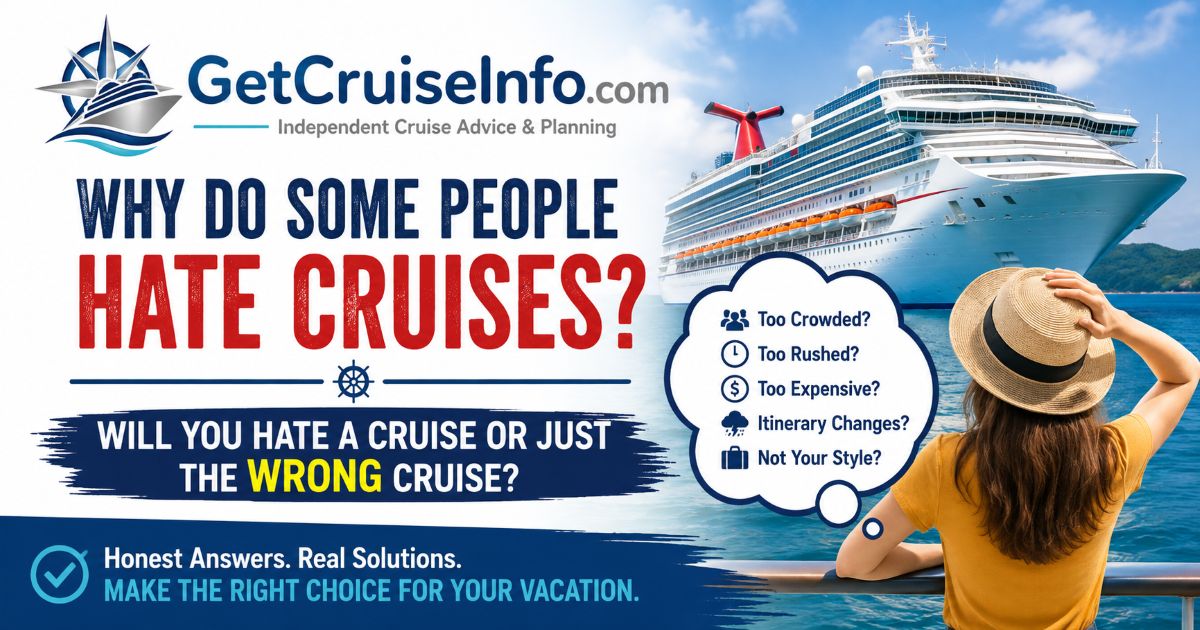 Why some people hate cruises and how to tell whether cruising is right for you
