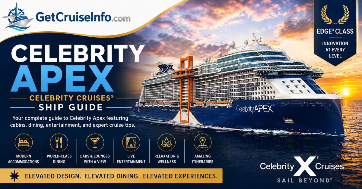 Celebrity Apex cruise ship featuring Edge Class innovation, premium dining, and luxury cruise experiences