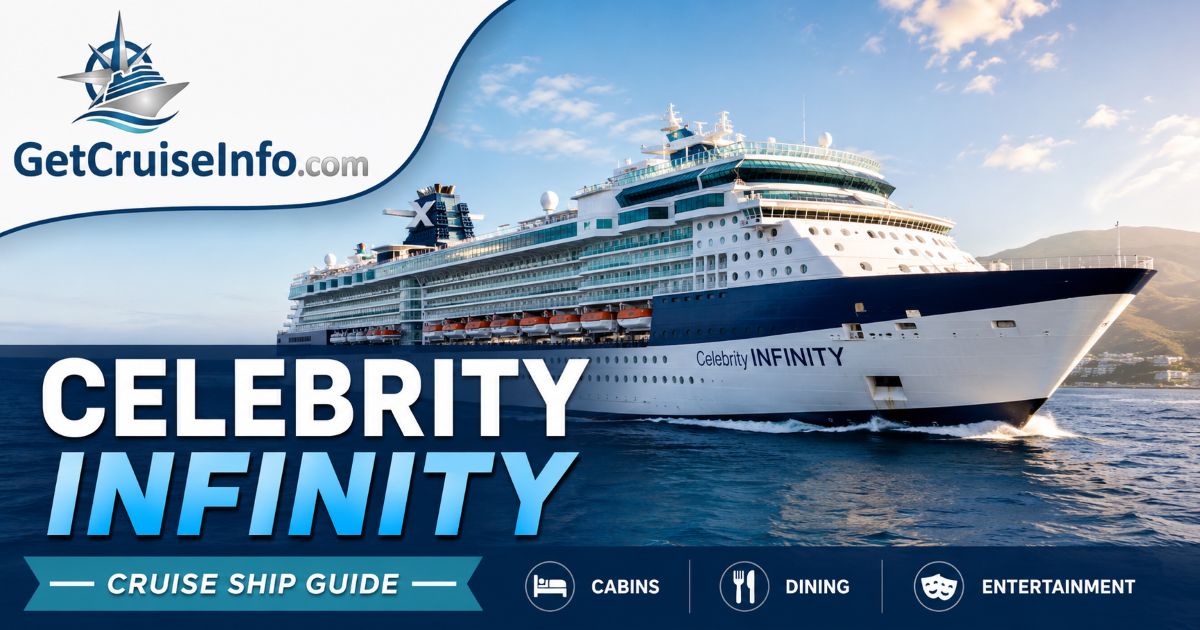 Celebrity Infinity cruise ship sailing at sea