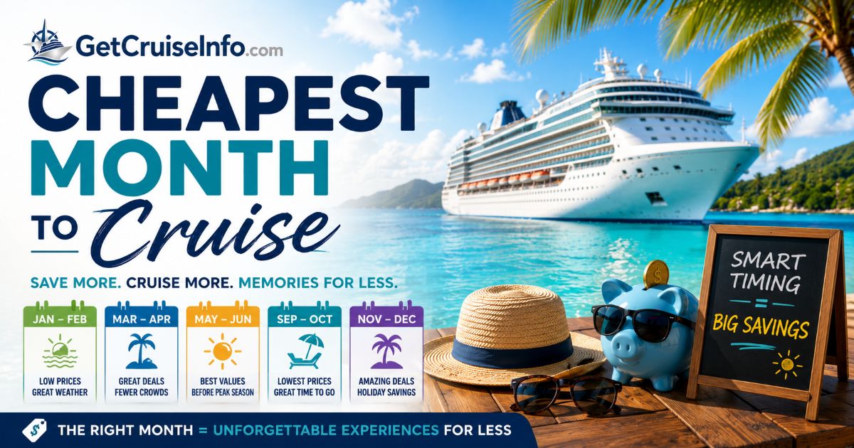 Guide to the cheapest months to cruise and how to save money on cruise vacations