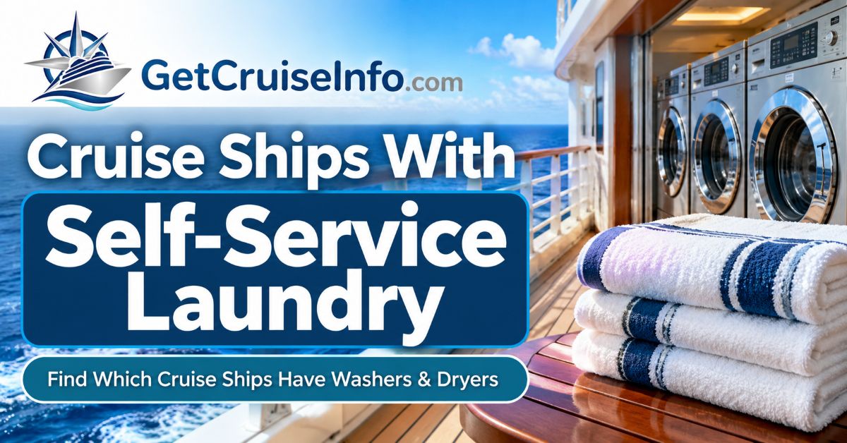 Cruise ships with self-service laundry