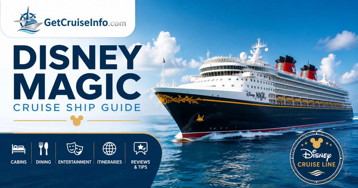 Disney Magic cruise ship sailing at sea