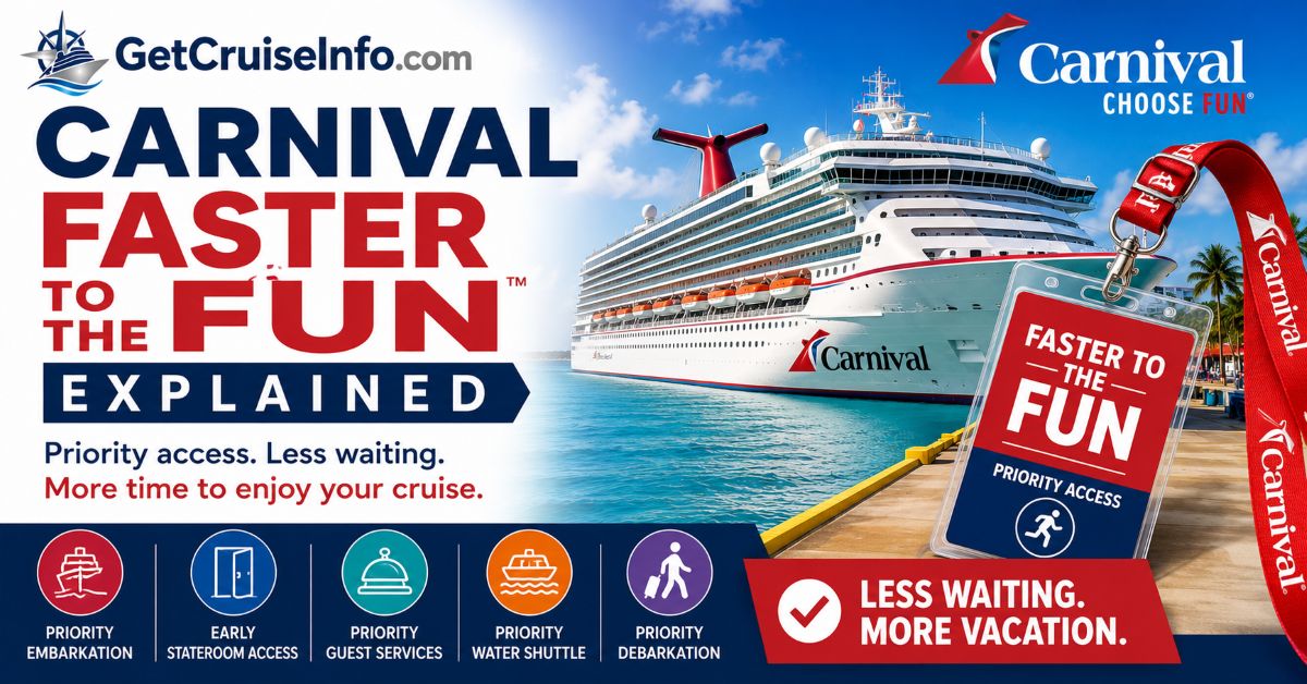 Carnival Faster To The Fun program explained