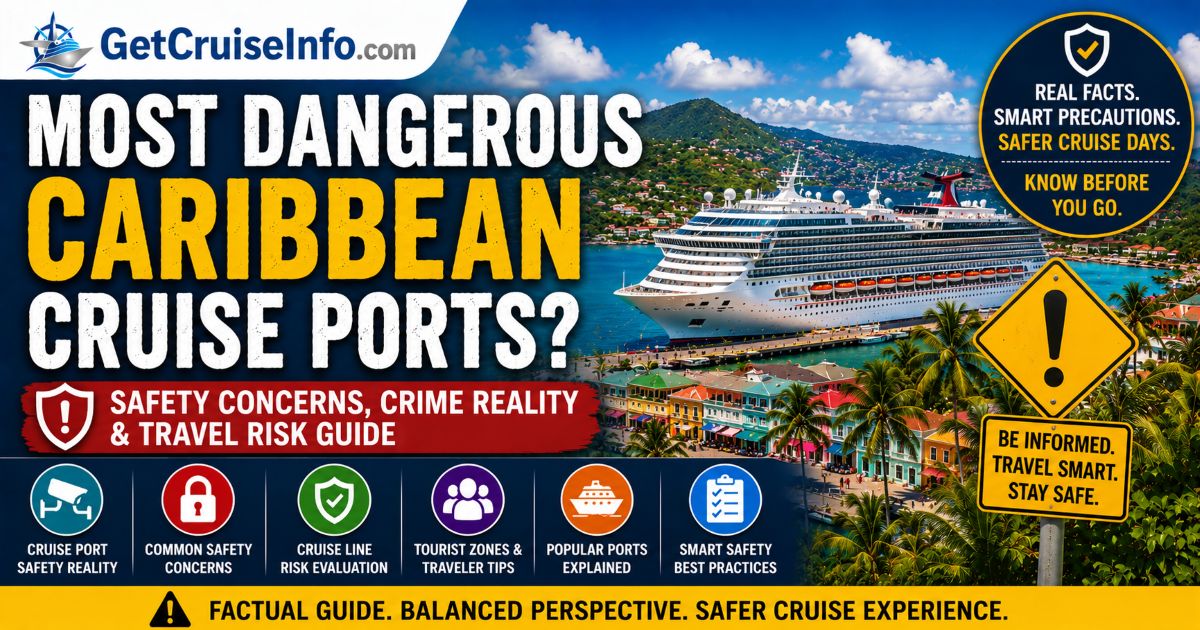 Most dangerous Caribbean cruise ports guide featuring cruise ships, Caribbean ports, safety concerns, and cruise travel planning advice