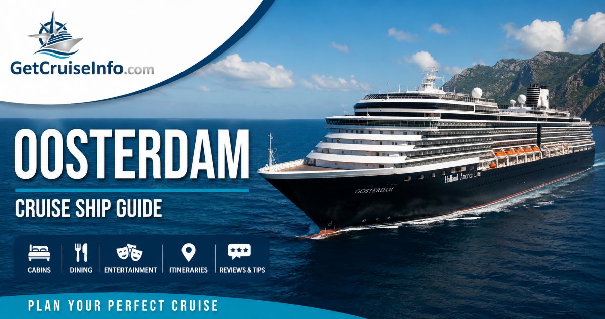 Holland America Oosterdam sailing through the Mediterranean
