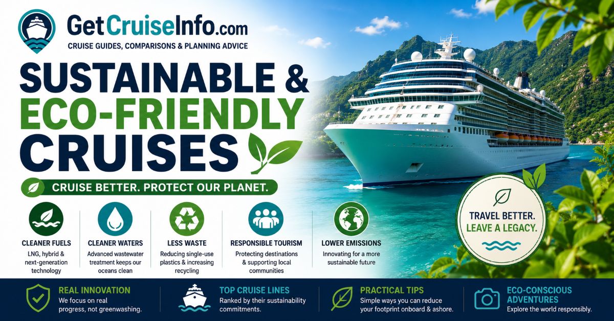 Sustainable and eco-friendly cruise ships using LNG fuel, cleaner technology, and responsible tourism initiatives
