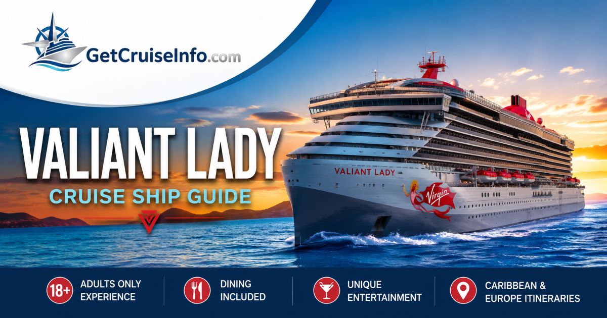 Virgin Voyages Valiant Lady sailing at sea
