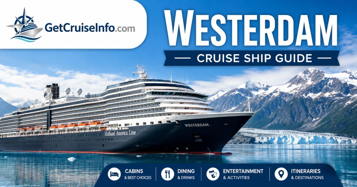 Holland America Westerdam cruise ship sailing in Alaska