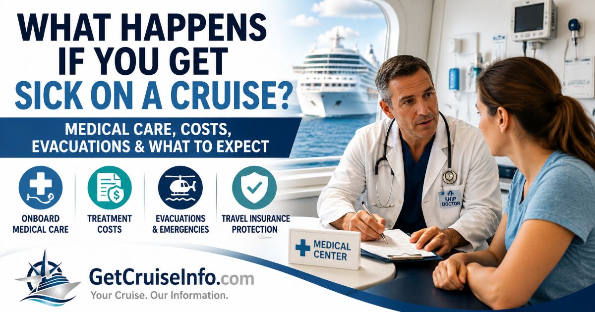 Cruise ship medical care guide showing onboard doctors, treatment, and emergency preparedness